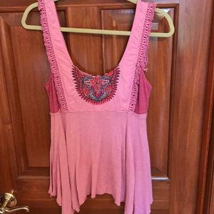 Free People Purple Top
